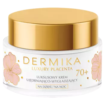 Dermika Luxury Placenta разглаживающий крем для лица 70+, 50 мл