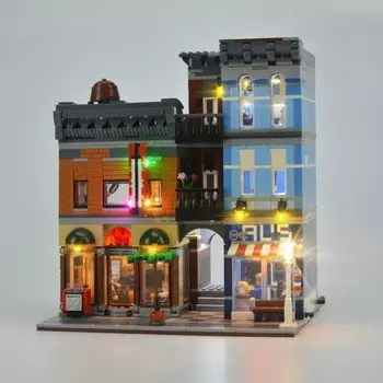Детали к пластиковму конструктору Lego Комплект освещения офиса детектива