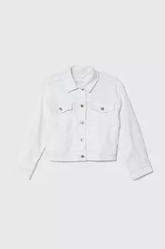 Детская джинсовая куртка Abercrombie & Fitch, белый