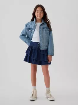 Детская джинсовая юбка Gap, синий