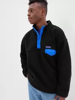 Детская флисовая толстовка Gap, черный