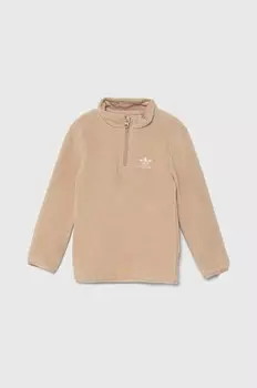 Детская флисовая толстовка POLAR FLEECE HZ adidas Originals, бежевый