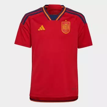 Детская футбольная майка Adidas Spain 2022 Home Soccer, красный