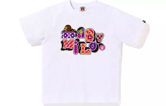 Детская футболка A Bathing Ape, белый