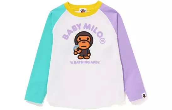 Детская футболка A Bathing Ape, белый