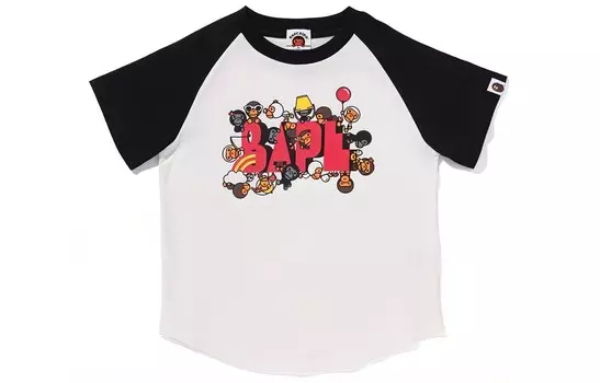 Детская футболка A Bathing Ape, белый