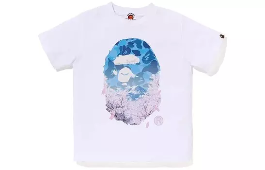 Детская футболка A Bathing Ape, белый