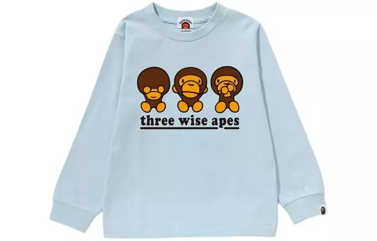 Детская футболка A Bathing Ape, белый