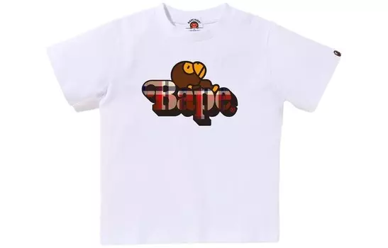 Детская футболка A Bathing Ape, белый