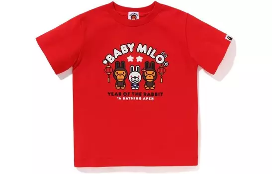 Детская футболка A Bathing Ape, черный