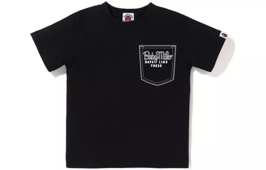Детская футболка A Bathing Ape, черный