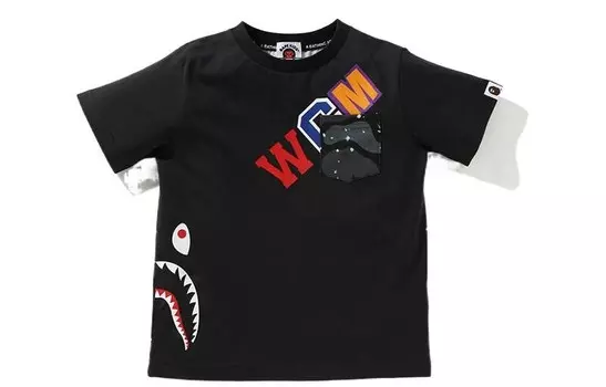 Детская футболка A Bathing Ape, черный
