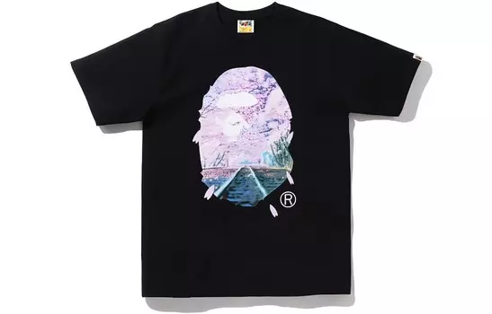 Детская футболка A Bathing Ape, черный