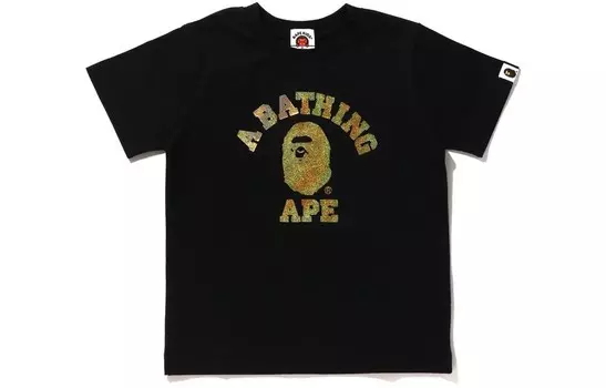 Детская футболка A Bathing Ape, черный