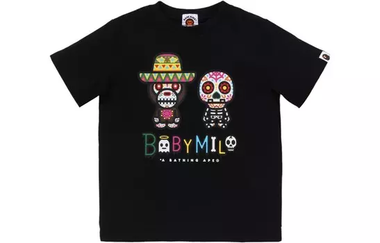 Детская футболка A Bathing Ape, черный