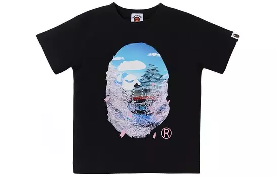 Детская футболка A Bathing Ape, черный