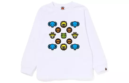 Детская футболка A Bathing Ape, фиолетовый