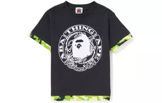 Детская футболка A Bathing Ape, фиолетовый