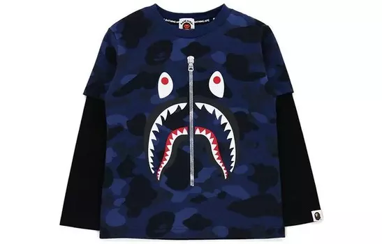 Детская футболка A Bathing Ape, фиолетовый