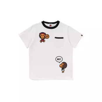 Детская футболка A Bathing Ape, красный