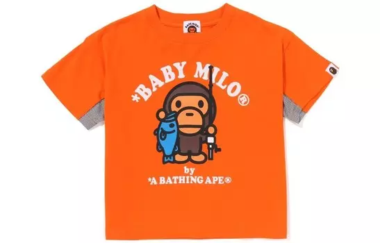 Детская футболка A Bathing Ape, серый