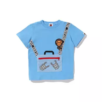 Детская футболка A Bathing Ape, серый