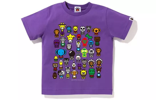 Детская футболка A Bathing Ape, синий