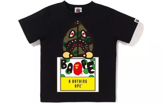Детская футболка A Bathing Ape, синий