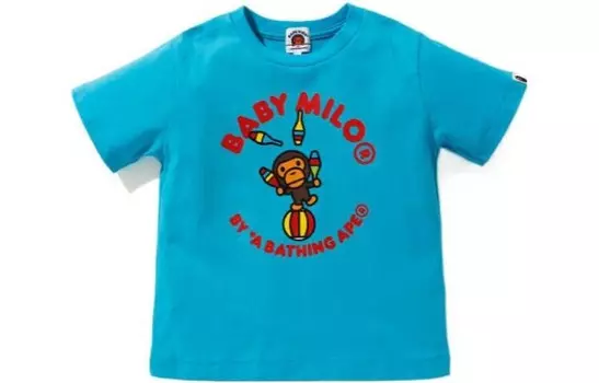 Детская футболка A Bathing Ape, синий