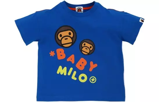 Детская футболка A Bathing Ape, синий