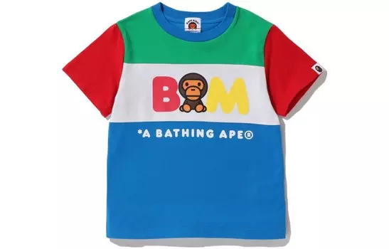 Детская футболка A Bathing Ape, синий