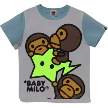 Детская футболка A Bathing Ape, синий