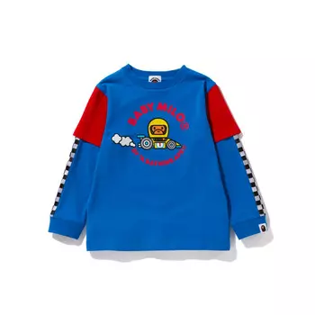 Детская футболка A Bathing Ape, зеленый