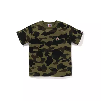 Детская футболка A Bathing Ape, зеленый