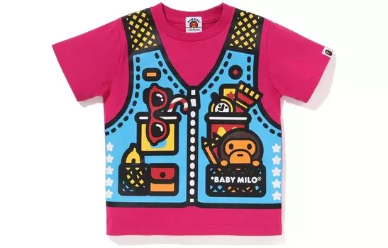 Детская футболка A Bathing Ape, зеленый