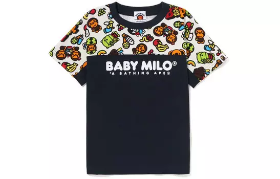 Детская футболка A Bathing Ape, желтый