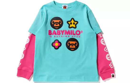 Детская футболка A Bathing Ape, желтый