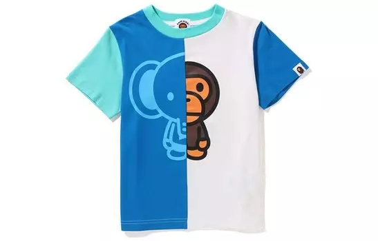 Детская футболка A Bathing Ape, желтый