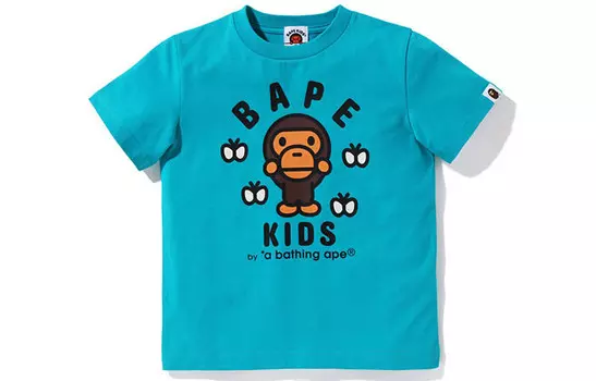 Детская футболка A Bathing Ape, желтый