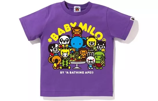 Детская футболка A Bathing Ape, желтый