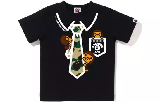 Детская футболка A Bathing Ape, желтый