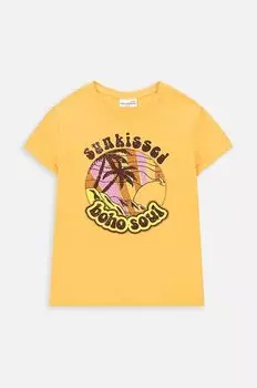 Детская футболка Coccodrillo, желтый