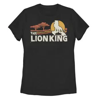 Детская футболка Disney's The Lion King Live Action Savannah Sunset с портретом Licensed Character