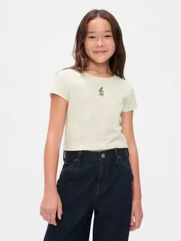 Детская футболка Gap, бежевый