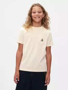 Детская футболка Gap, бежевый