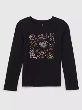 Детская футболка Gap, черный