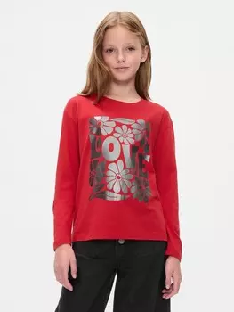 Детская футболка Gap, красный