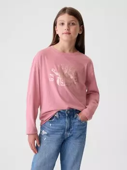 Детская футболка Gap, розовый