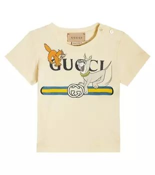 Детская футболка из хлопкового джерси x the jetsons Gucci Kids, мультиколор