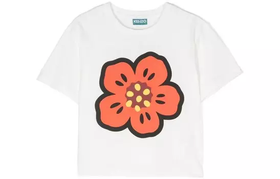 Детская футболка Kenzo, белый
